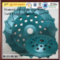 Para Rectificado de Concreto Turbo Segment Diamond Grinding Cup Wheel